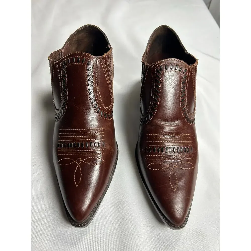 Venus genuine leather women’s brown  Shoes Made in Brazil size 9 western